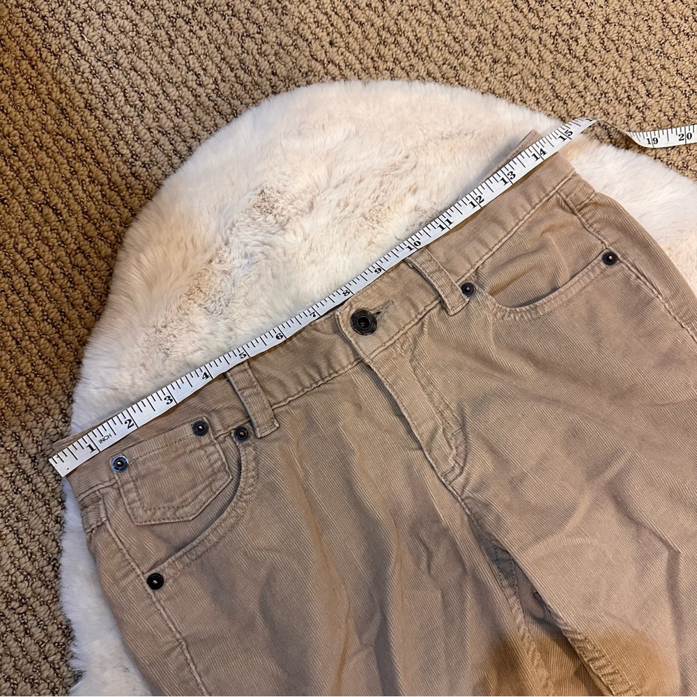 The North Face Corduroy Pants Women's 4 khaki Stretch Bootcut Travel Hiking - Picture 7 of 10